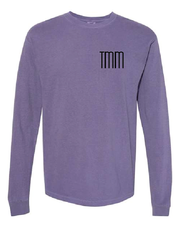 Epilepsy Support Squad Long Sleeve Tee - Gray & Purple