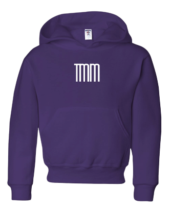 Epilepsy Support Hoodie - Youth Gray & Purple